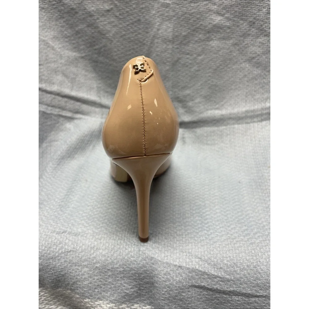 Sam Edelman Antonia Beige Blush Pointed Toe Slip On Slim Heel Fashion Pumps 8